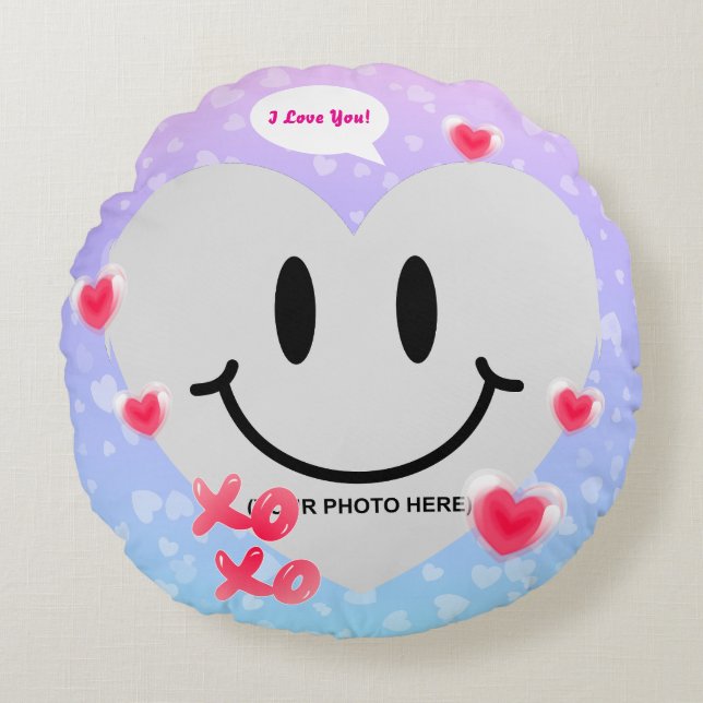 Valentine Glass Heart Bubblegum par Rund Kudde (Framsidan)