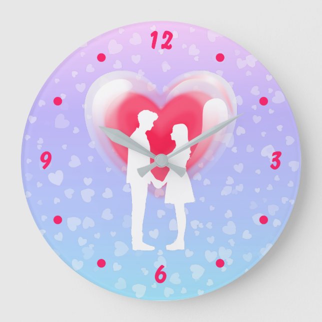 Valentine Glass Heart Bubblegum par Stor Klocka (Framsida)