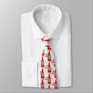 Valentine Gnome Neck Tie Slips
