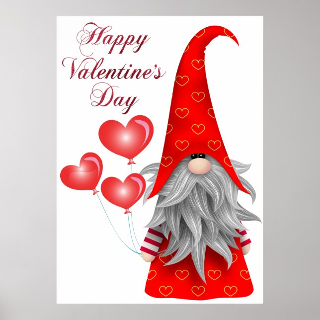 Valentine Gnome Poster (Framsidan)