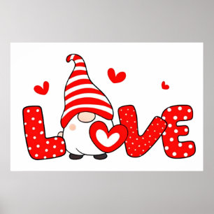 Valentine-gnome  poster