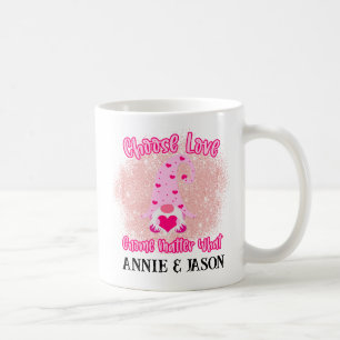 Valentine Gnome - Valentines day-kaffe Mugg