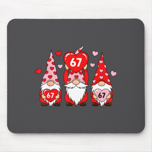 Valentine Gnomes 67 Funny Meme Cute Love Gnome Cou Musmatta (Framsidan)