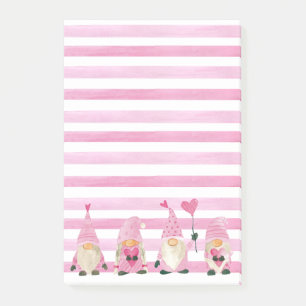 Valentine Gnomes Post-it Block