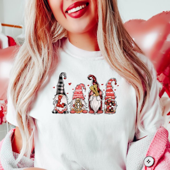 Valentine Gnomes T Shirt (Skapare uppladdad)