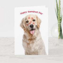 Valentine Golden Retriever Kort