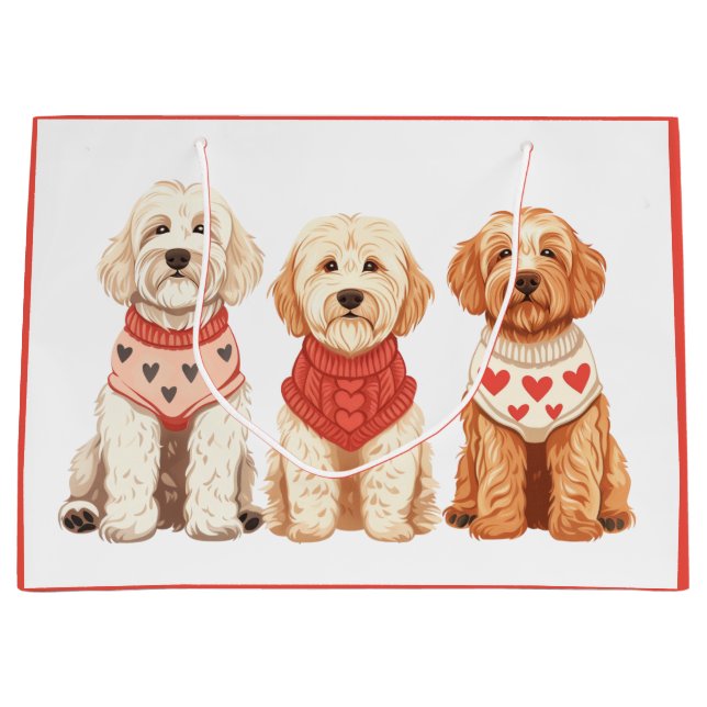 Valentine Goldendoodle Hundar (Framsidan)