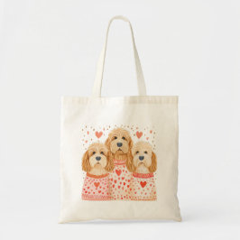 Valentine Goldendoodle Hundar Tygkasse