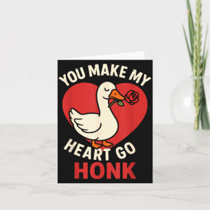 Valentine Goose Love Valentine's - Du får mitt hjä Kort