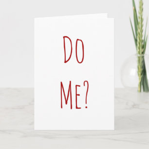 Valentine, gör jag? helgkort