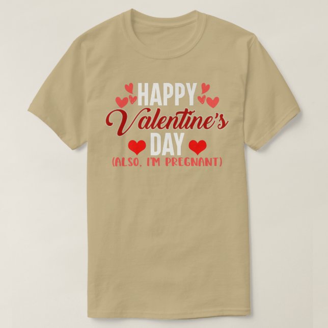 Valentine Gravid meddelar att Mor ska vara Desi T Shirt (Design framsida)
