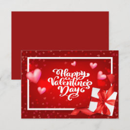 Valentine Greeting Card Anteckningskort