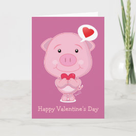 Valentine Gris Card Helgkort