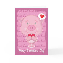 Valentine gris Card