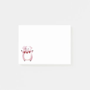 Valentine Gris Post-it Block