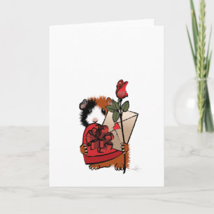 Valentine Guinea Gris Kärlek Kort