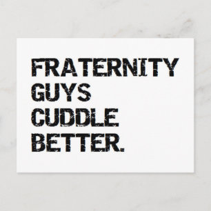 VALENTINE GUYS CUDDLE BÄTTER HELG VYKORT