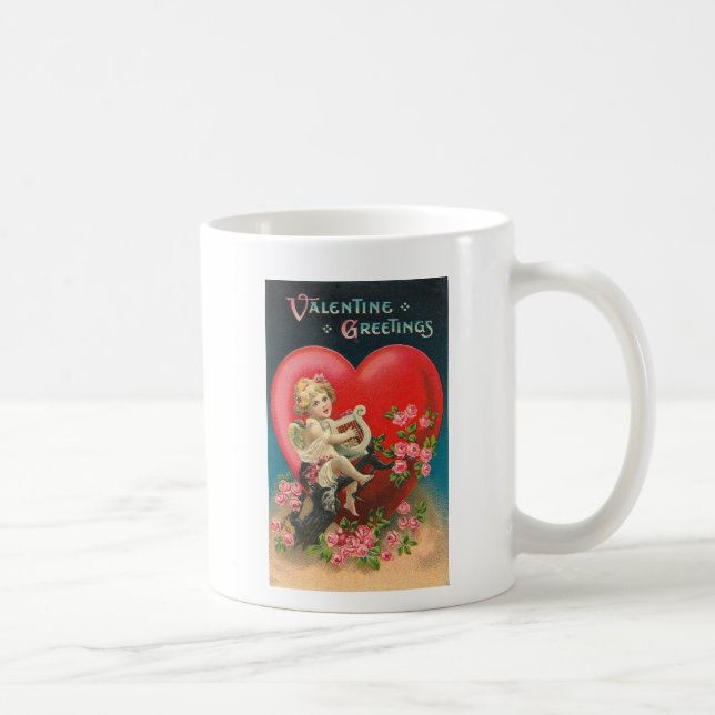 Valentine Hälsning Kaffemugg (Höger)