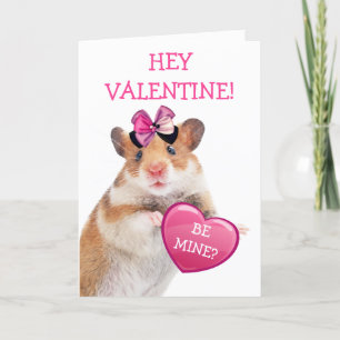 Valentine Hamster/Mouse Kärlek Helgdag Card Helgkort