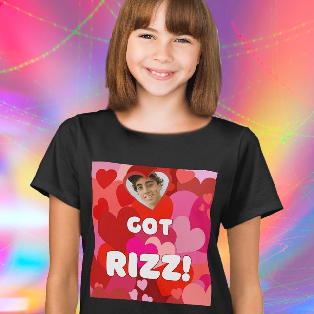 Valentine Har Rizz Heart Pop T Shirt (Skapare uppladdad)