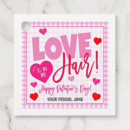 Valentine Hårsnodd Gift Märkre Gåvor Etiketter