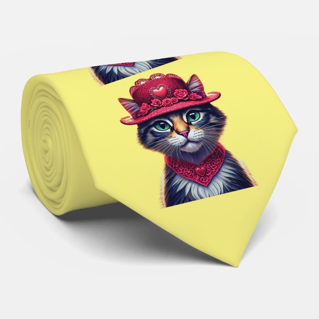 Valentine Hat Kattunge Slips (Rullad)