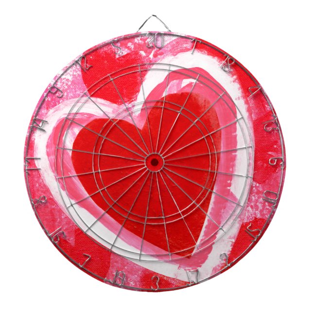 Valentine Heart av VictoriaShaylee Darttavla (Framsidan)