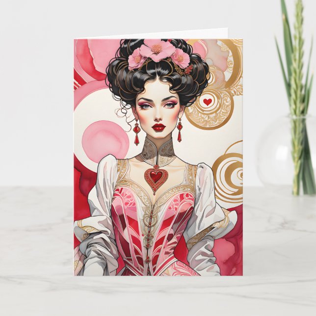 Valentine Heart Collar Dam Meddelande (Framsida)