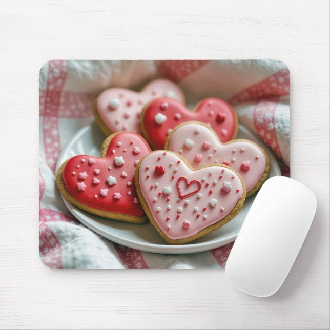 Valentine Heart Cookies Musmatta (Med mus)
