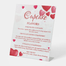 Valentine Heart Cupcake-smaker skylt