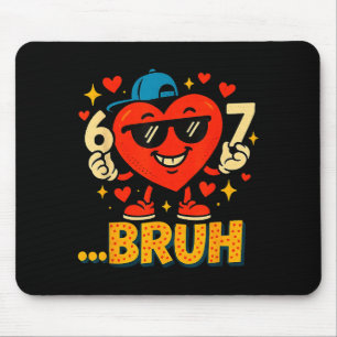 Valentine Heart Dabbing Rolig Kärlek Bruh 67 Sex S Musmatta