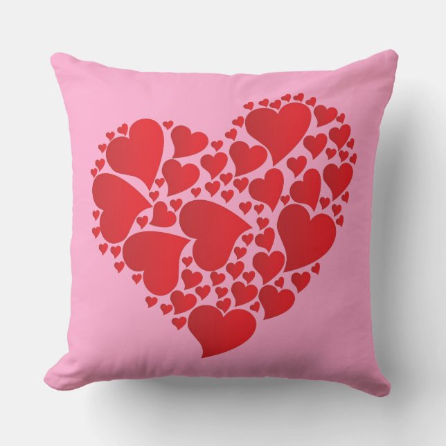 Valentine Heart Dekorativ kudde (Framsida)