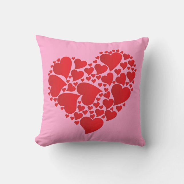 Valentine Heart Dekorativ kudde (Framsida)