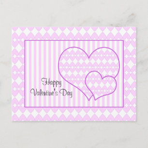 Valentine Heart Design Helg Vykort
