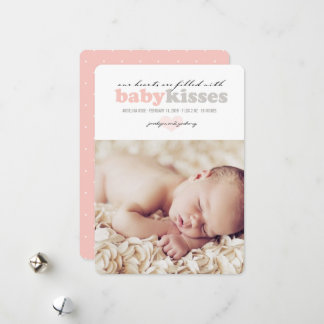 Valentine Heart Flicka Birance Card Julkort