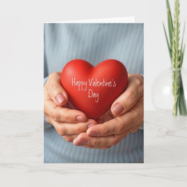 Valentine Heart From Grandparent Kort (Framsida)