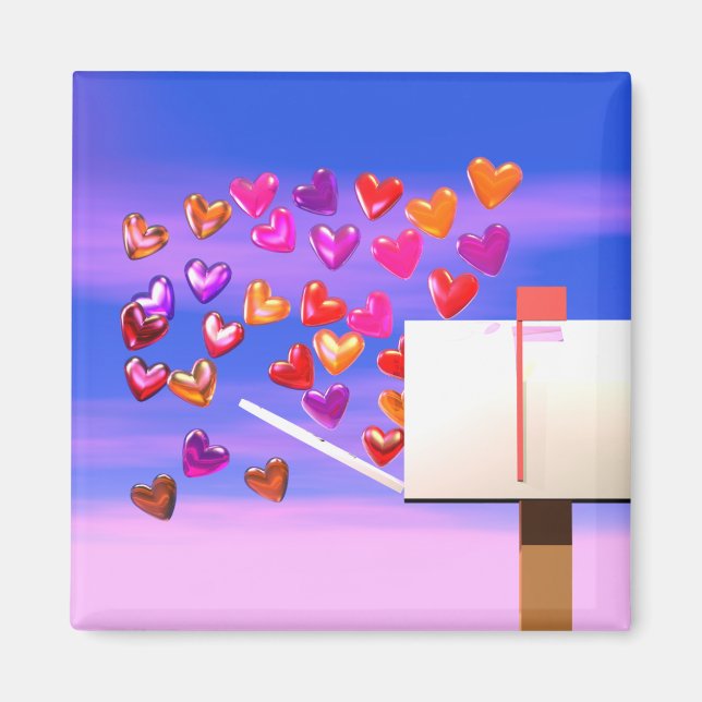 Valentine Heart Mail Magnet (Framsidan)