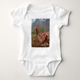 Valentine Heart Miniature Brown Horse T-shirt