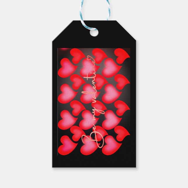 Valentine Heart Mugg Presentetikett (Framsidan)