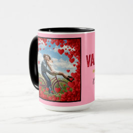 Valentine Heart Personalize PHOTO MMPLATE Gift Mugg