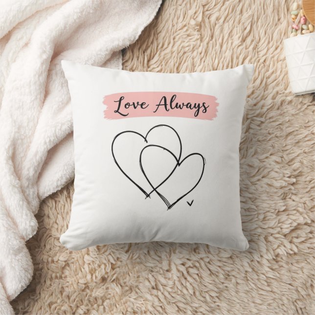 Valentine Heart Pillow Kudde (Filt)