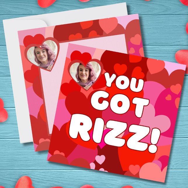 Valentine Heart Pop Julkort (Skapare uppladdad)