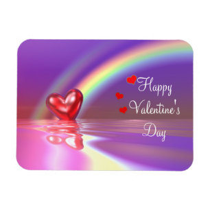 Valentine Heart Refltions Magnet
