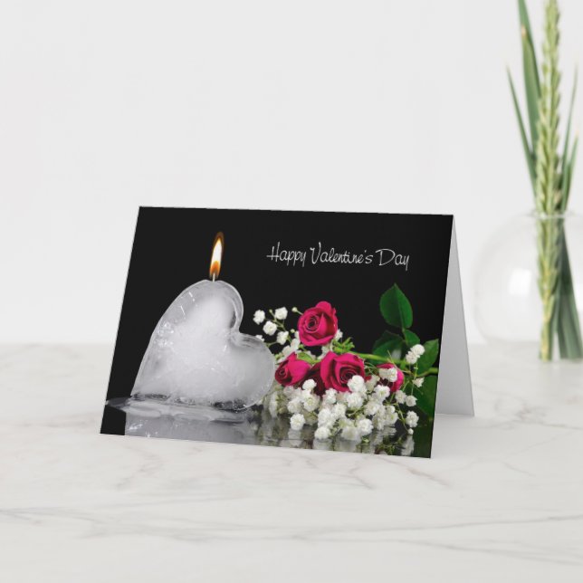 Valentine Heart Smälter Helgkort (Framsida)