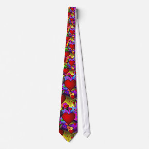 Valentine Heart Tie Anpassningsbar Slips