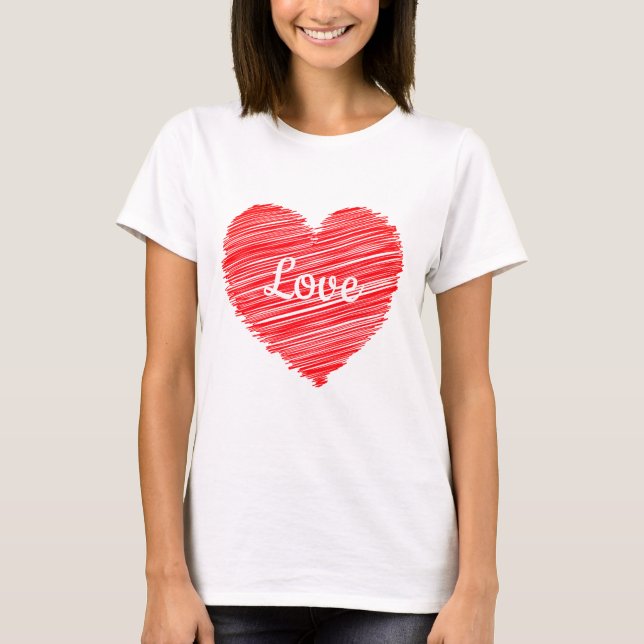 Valentine Heart Women's T-Shirt (Framsida)