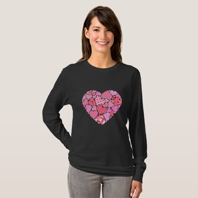 Valentine Heart Women's T-Shirt (Hel framsida)