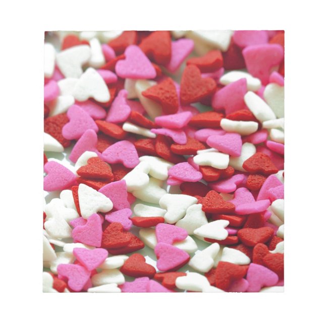 Valentine Hearts Anteckningsblock (Framsida)