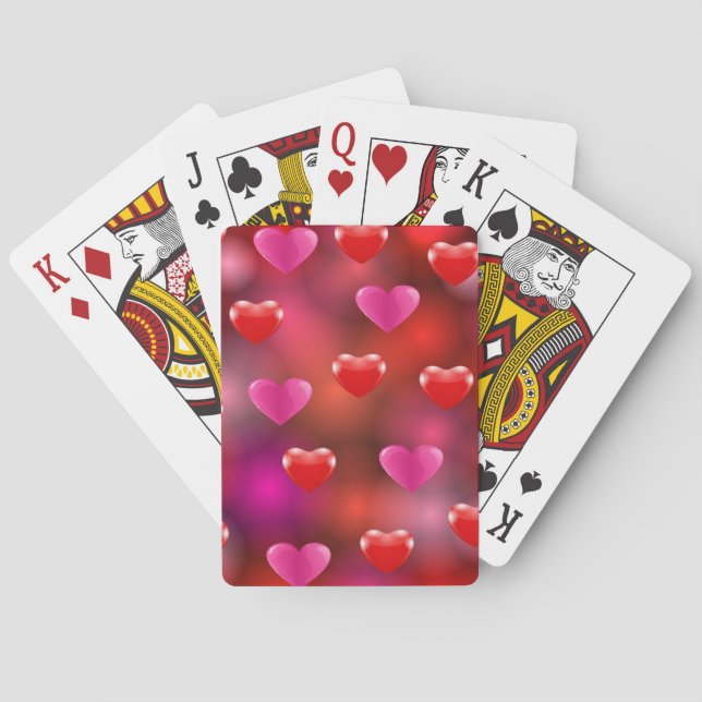 Valentine Hearts Casinokort (Baksidan)