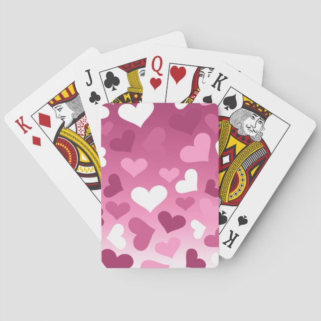 Valentine Hearts Casinokort (Baksidan)